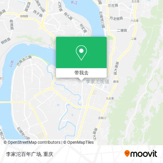 李家沱百年广场地图