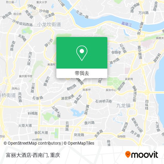 富丽大酒店-西南门地图