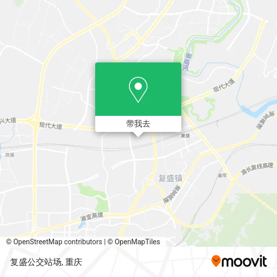 复盛公交站场地图