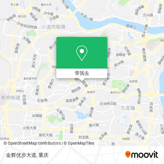 金辉优步大道地图