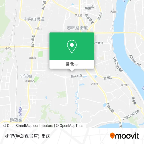 街吧(半岛逸景店)地图