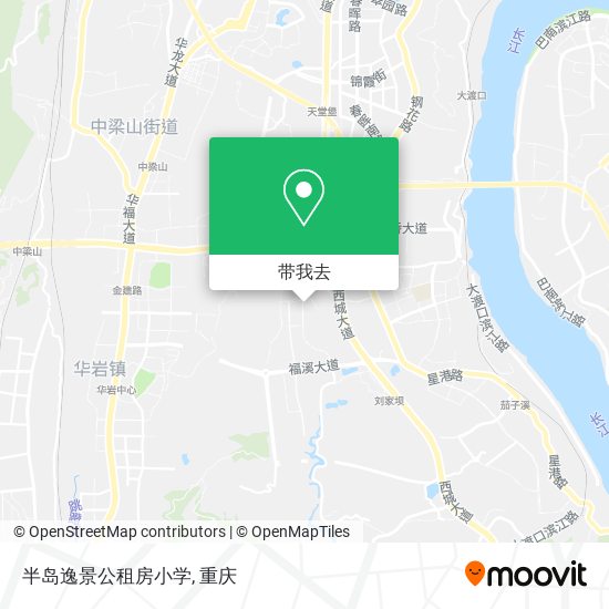 半岛逸景公租房小学地图
