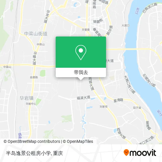 半岛逸景公租房小学地图