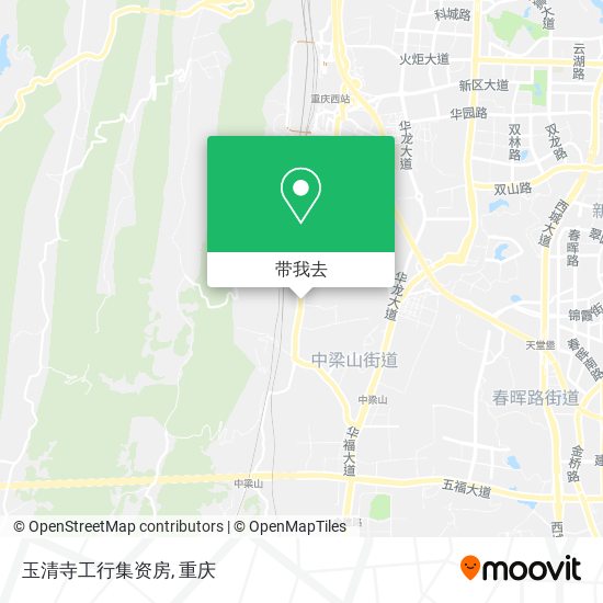 玉清寺工行集资房地图