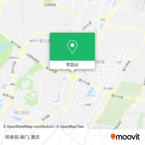 明香苑-南门地图