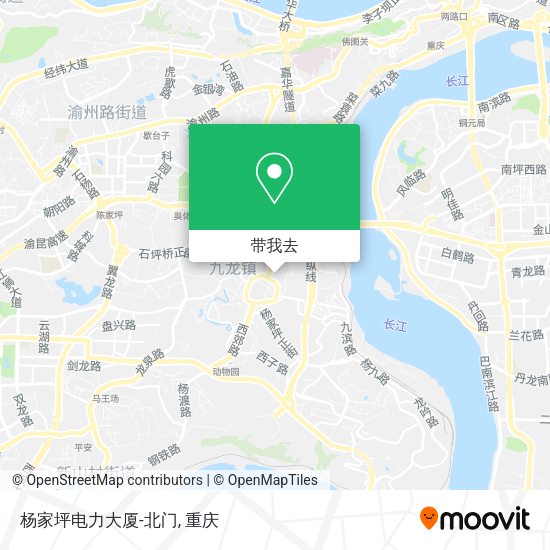 杨家坪电力大厦-北门地图