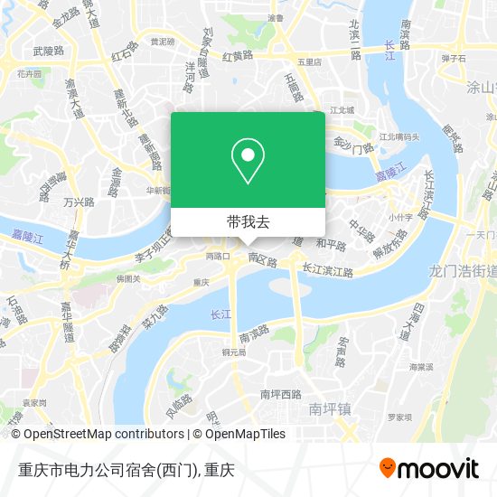 重庆市电力公司宿舍(西门)地图