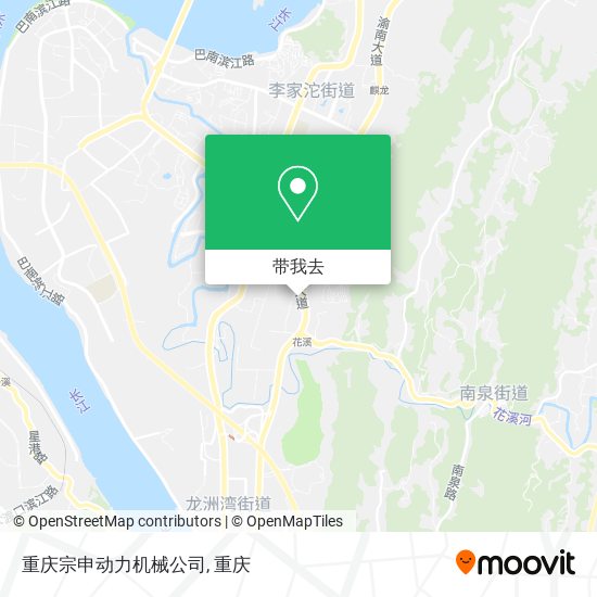 重庆宗申动力机械公司地图