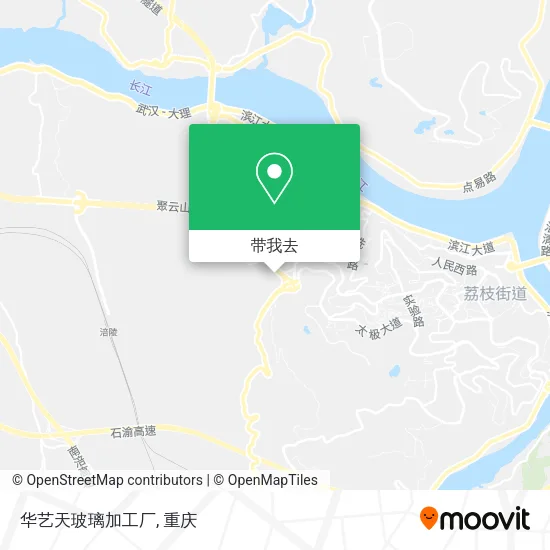 华艺天玻璃加工厂地图