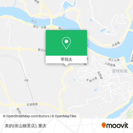 美的(依山丽景店)地图