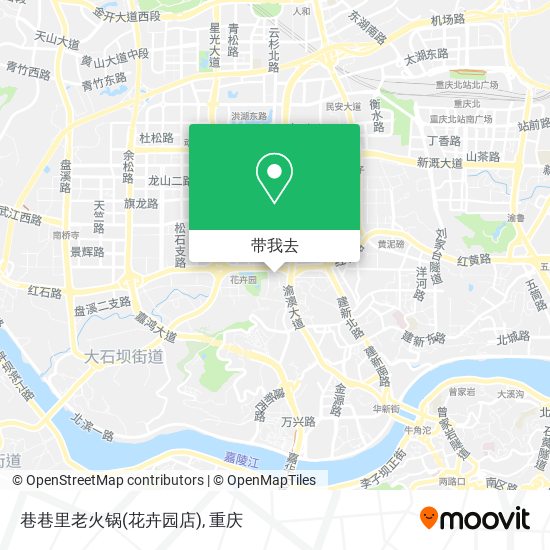 巷巷里老火锅(花卉园店)地图