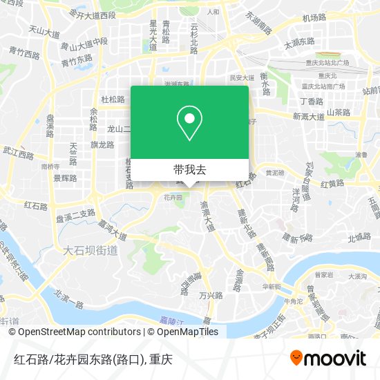 红石路/花卉园东路(路口)地图