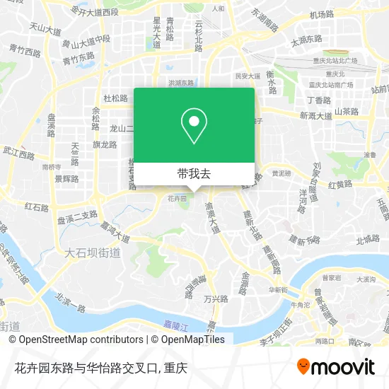 花卉园东路与华怡路交叉口地图