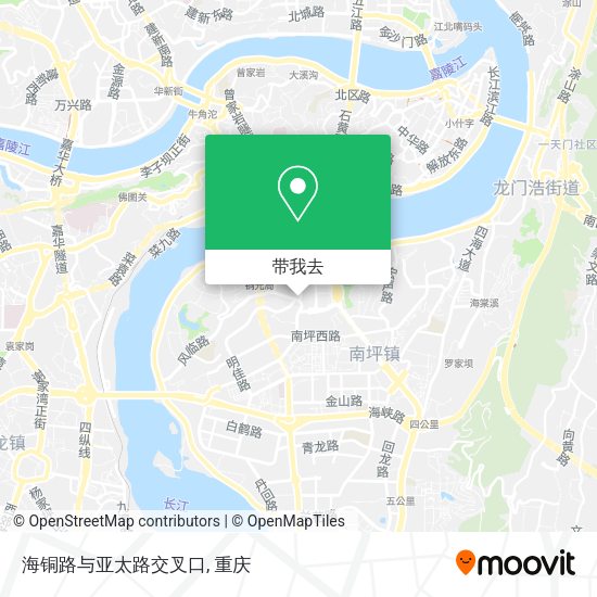 海铜路与亚太路交叉口地图