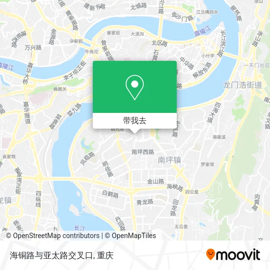 海铜路与亚太路交叉口地图