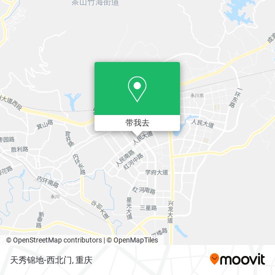 天秀锦地-西北门地图