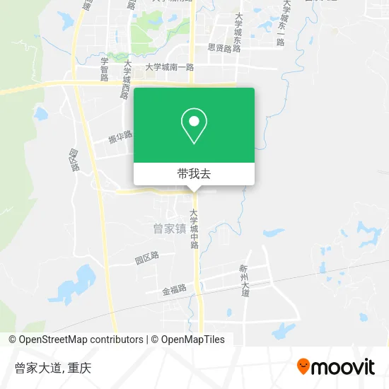 曾家大道地图