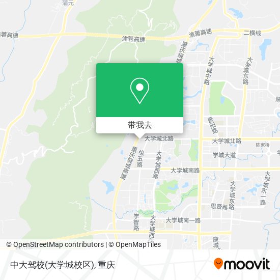 中大驾校(大学城校区)地图