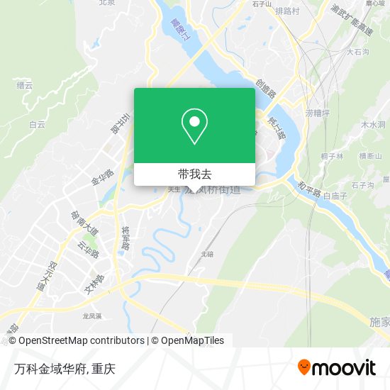 万科金域华府地图