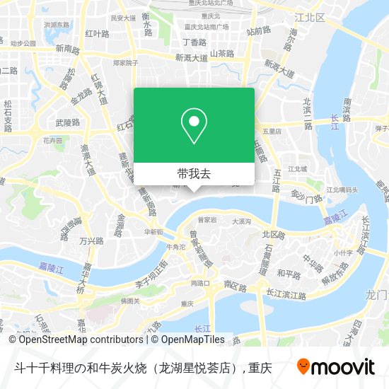 斗十千料理の和牛炭火烧（龙湖星悦荟店）地图