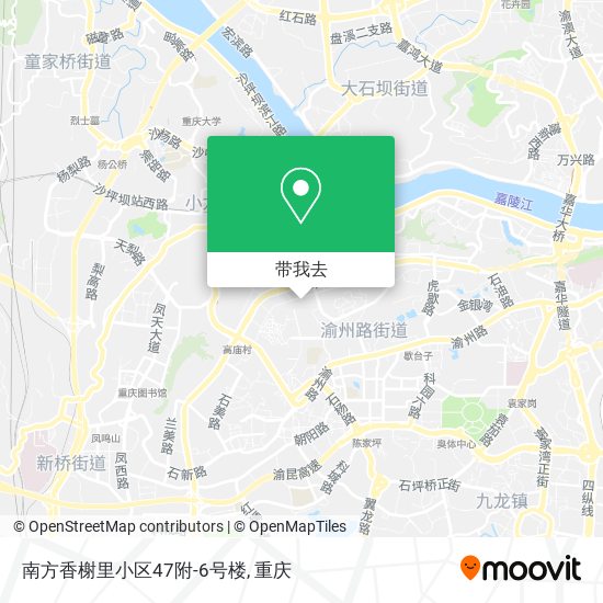 南方香榭里小区47附-6号楼地图