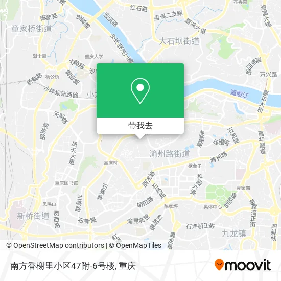 南方香榭里小区47附-6号楼地图