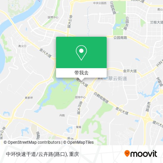 中环快速干道/云卉路(路口)地图