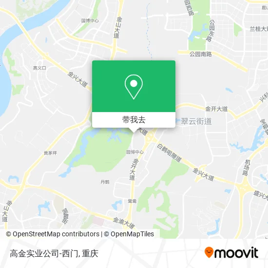 高金实业公司-西门地图