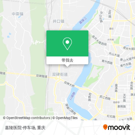 嘉陵医院-停车场地图