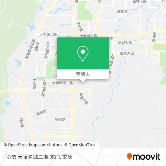 协信·天骄名城二期-东门地图