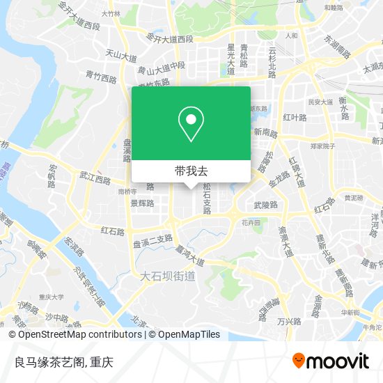 良马缘茶艺阁地图