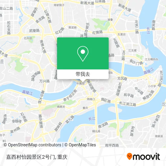 嘉西村怡园景区2号门地图