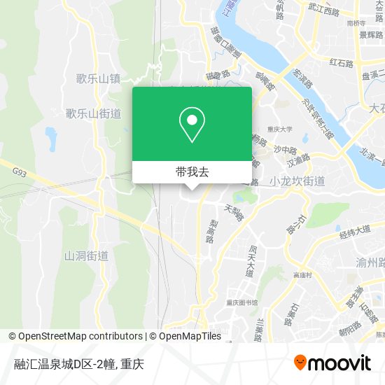 融汇温泉城D区-2幢地图