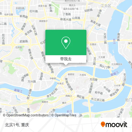 北滨1号地图