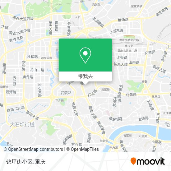 锦坪街小区地图