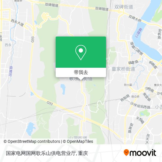 国家电网国网歌乐山供电营业厅地图