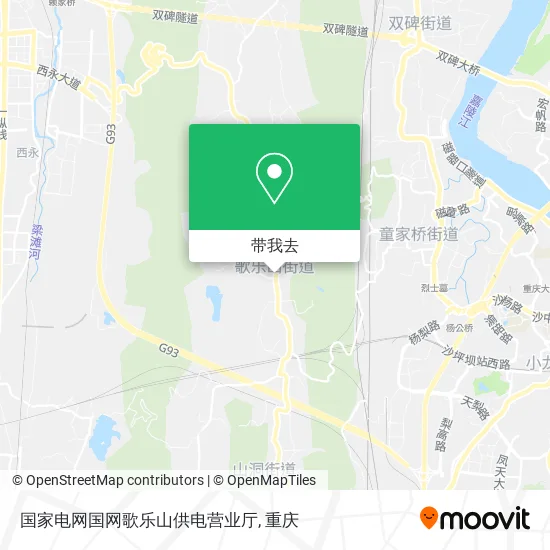 国家电网国网歌乐山供电营业厅地图