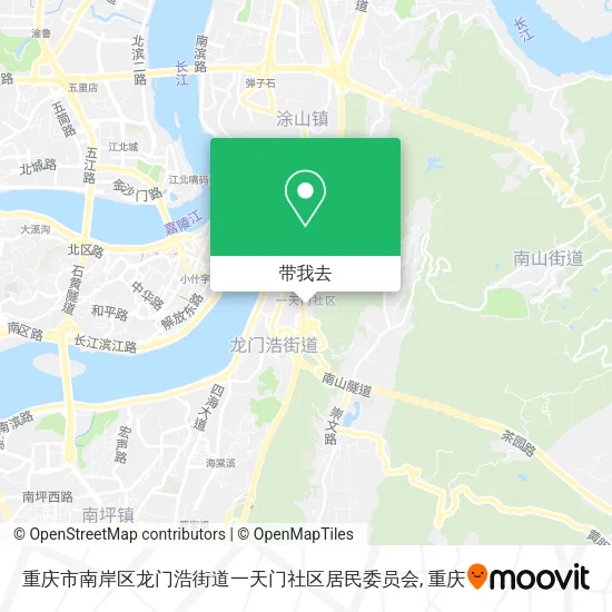 重庆市南岸区龙门浩街道一天门社区居民委员会地图