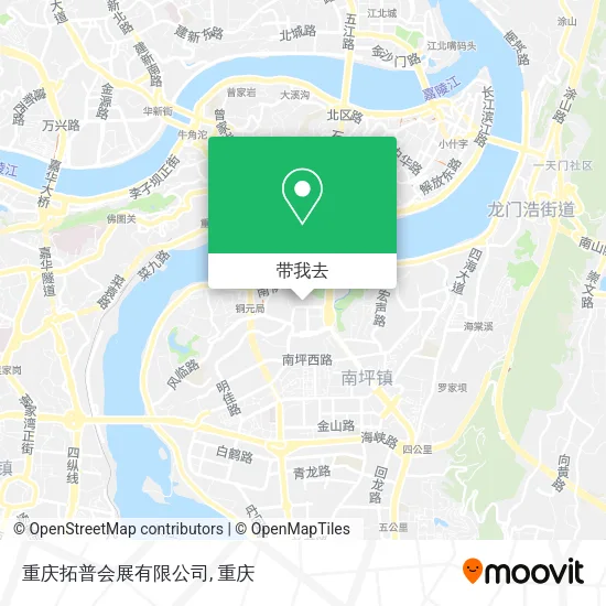 重庆拓普会展有限公司地图
