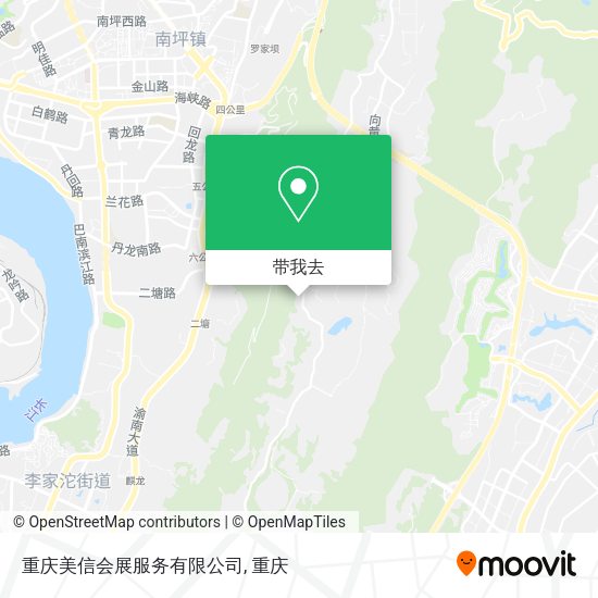 重庆美信会展服务有限公司地图