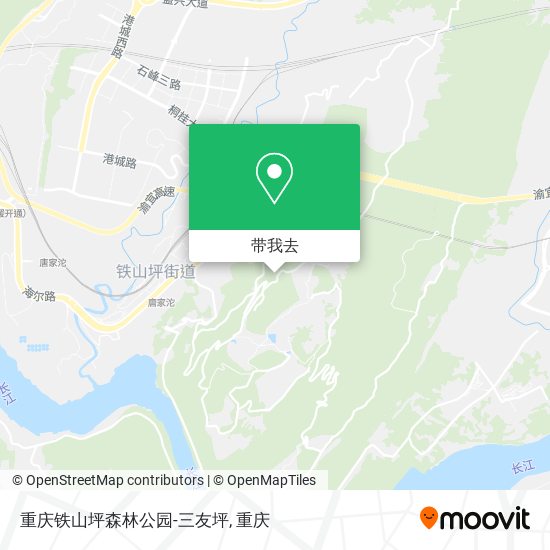 重庆铁山坪森林公园-三友坪地图