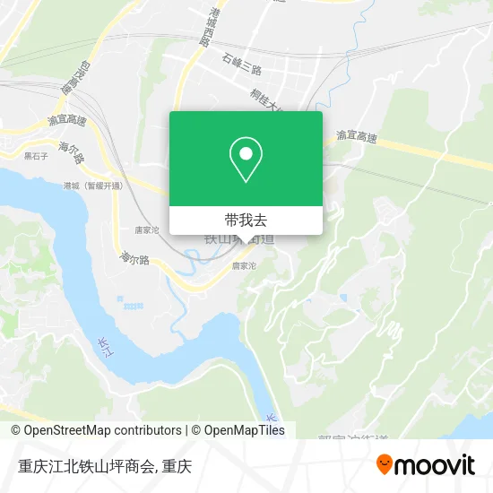 重庆江北铁山坪商会地图