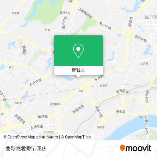 叠彩城烟酒行地图