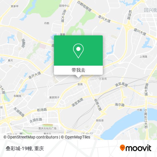 叠彩城-19幢地图