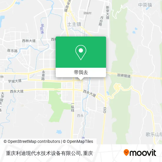 重庆利迪现代水技术设备有限公司地图