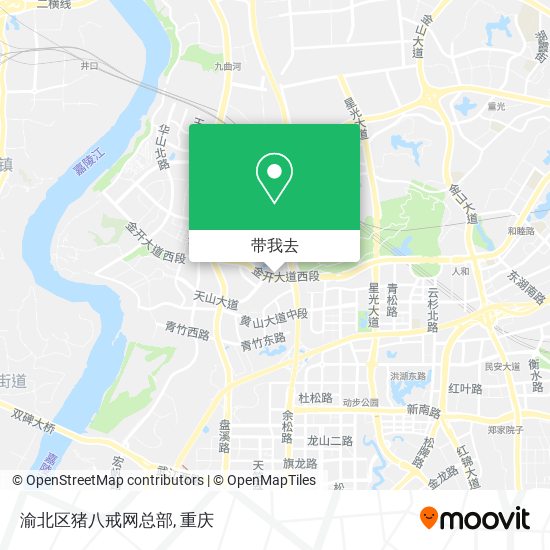 渝北区猪八戒网总部地图