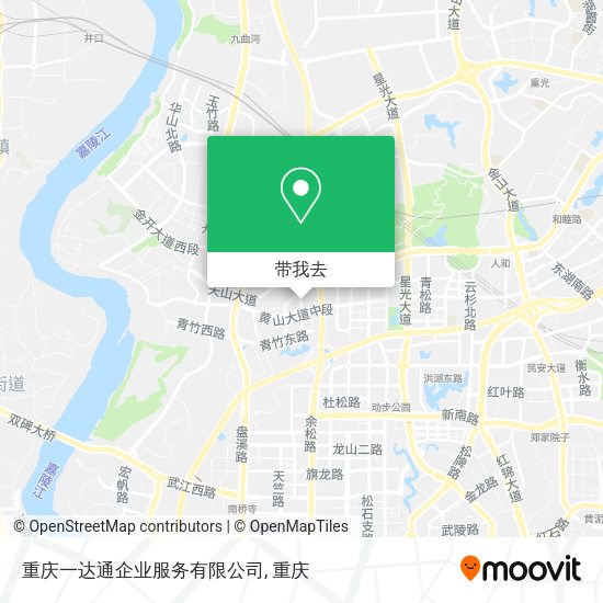 重庆一达通企业服务有限公司地图