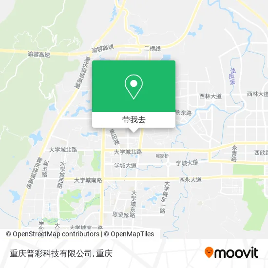 重庆普彩科技有限公司地图