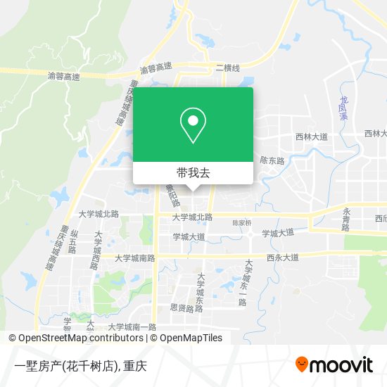 一墅房产(花千树店)地图