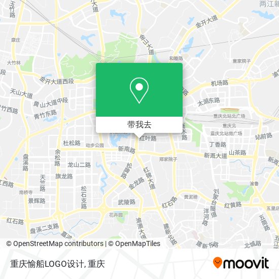 重庆愉船LOGO设计地图
